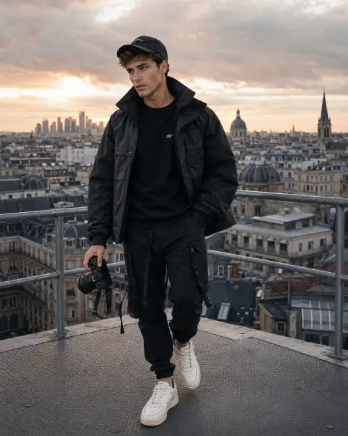 Cinematic Rooftop Photography
